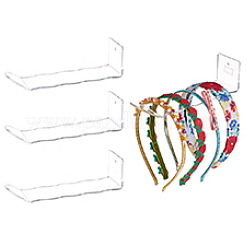 Estante de almacenamiento de esquina de pared de acrílico transparente&nbsp;AJEW-WH0534-37B