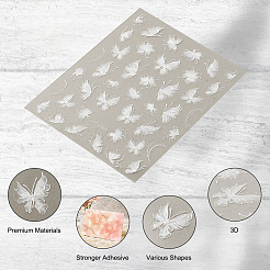 Наклейки для ногтей с рисунком бабочки&nbsp;MRMJ-WH20017-011A