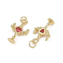 Латунные микро проложить кубического циркония подвески&nbsp;KK-Z120-02G-02