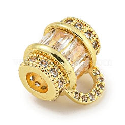 Cremagliera in ottone placcatura perline zirconi&nbsp;KK-L215-317G-01