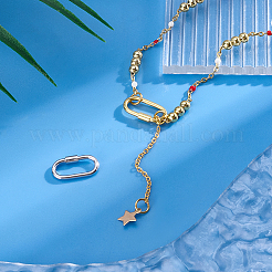 2 Stück 2 Stile 925 Sterling Silber Karabinerverschlüsse&nbsp;STER-PH0004-50