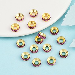 Латунные бусины разделители для поставки стразов&nbsp;RB-A020-9mm-24G