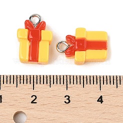 Подвески из непрозрачной смолы на рождественскую тематику&nbsp;RESI-S08-02G