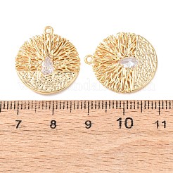 Латунные микро проложить кубического циркония подвески&nbsp;KK-A284-07G