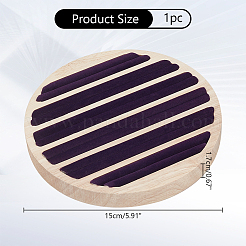 Стойки для деревянных колец на 6 слот&nbsp;RDIS-WH0011-30