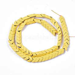 Окрашенного распылением немагнитных синтетических нитей гематита бусы&nbsp;G-T116-25-24