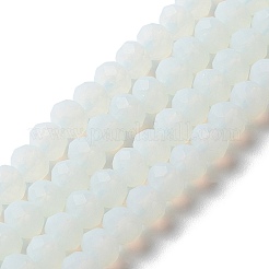 Fili di perle di vetro tinta unita imitazione giada&nbsp;EGLA-A034-J2mm-MD06