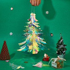 3 шт. 3 стиля пластиковых подвесных украшений для елки&nbsp;DIY-GF0011-69