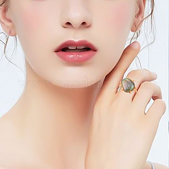 Accessoires de bague réglables en laiton&nbsp;KK-BBC0023-69C