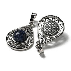 Природные подвески содалитом&nbsp;G-Q158-05P-21