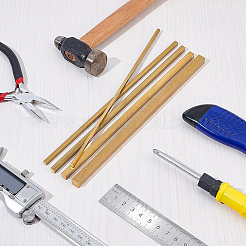 5шт 5 латунных палочки для поделок&nbsp;KK-BC0007-93