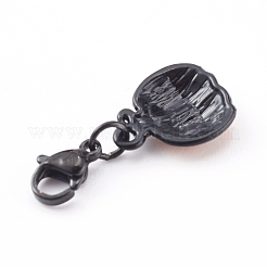 Conjunto de colgantes de esmalte de aleación de tema de halloween&nbsp;HJEW-JM00436