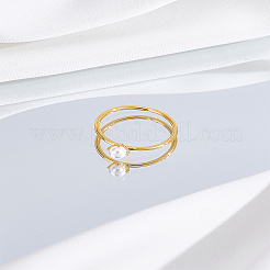 1 шт. латунные кольца для женщин&nbsp;RJEW-LP0010-11