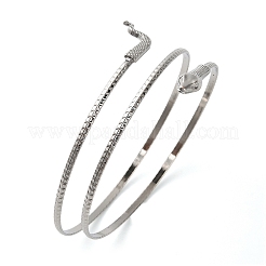 Браслеты-манжеты из сплава на плечо для женщин&nbsp;LS-BJEW-U037-01B-P