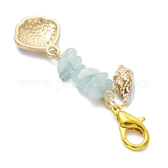 Подвеска в форме ракушки из сплава эмали&nbsp;HJEW-JM03247