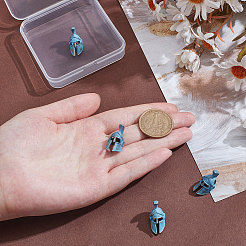 4 шт. латунные бусины для шлема&nbsp;FIND-UN0007-84BL