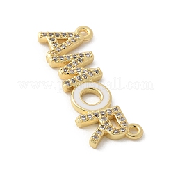 Латунные микро проложить кубического циркония подвески&nbsp;KK-P294-30G-01