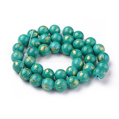 Abalorios de jade natural de mashan hebras&nbsp;G-F670-A02-4mm