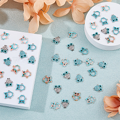 50 Stück 5 Stile Legierungsverbinder Charms&nbsp;FIND-FH0010-76