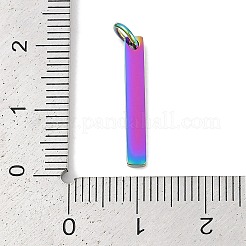 Pendentifs en acier inoxydable 304 avec placage ionique (IP)&nbsp;STAS-I311-14C-RC