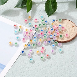 300 шт. Светящиеся акриловые бусины&nbsp;MACR-YW0001-38