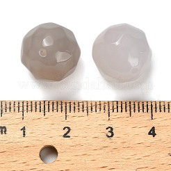 Природного серого агата бисера&nbsp;G-C254-B06-12mm