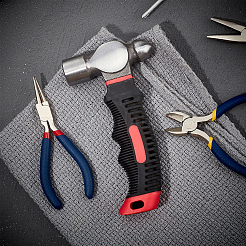 Стальной молоток для штамповки металла&nbsp;TOOL-WH0133-03