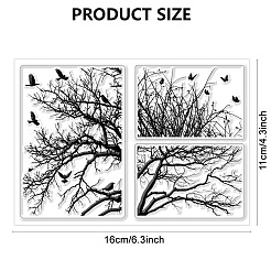 Klarsichtstempel aus PVC-Kunststoff&nbsp;DIY-WH0631-0253
