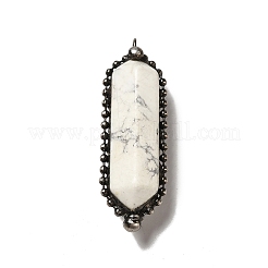 Howlite naturel gros pendentifs pointus&nbsp;G-F731-05G