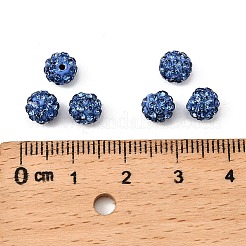 Бусины со стразами&nbsp;RB-H284-6MM-2