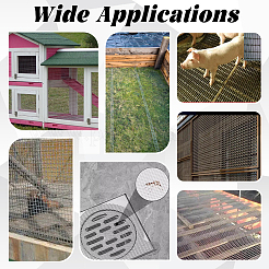 1 рулон плетеной сетки из нержавеющей стали марки 304&nbsp;AJEW-PH0006-79