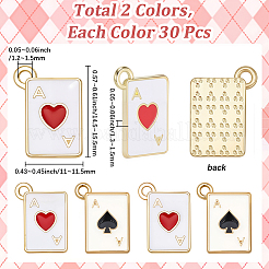 60шт 2 стиля подвески из сплава с эмалью&nbsp;ENAM-SC0006-64