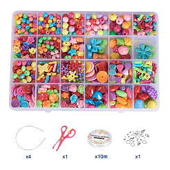 Bracciali fai da te e gioielli fascia per capelli per bambini&nbsp;DIY-YW0001-30