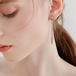 30 шт. фурнитура для сережек-гвоздиков из прозрачного кубического циркония&nbsp;EJEW-BBC0006-06C