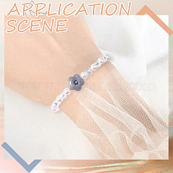 300 шт. прозрачные акриловые бусины градиентного цвета&nbsp;OACR-SP0001-87