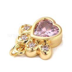 Подвески из циркония с покрытием из латуни&nbsp;KK-O142-58G-01