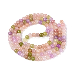 Brins de perles de verre craquelé teintées à effet ombré&nbsp;GLAA-Q106-01A-B15