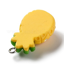 Подвески из непрозрачной смолы в виде фруктов&nbsp;RESI-A030-02D