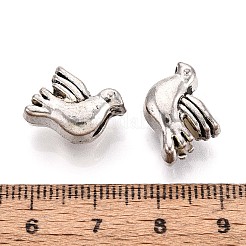 Сплавочные овальные бусины тибетского стиля &nbsp;TIBEB-T004-03AS