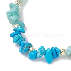 Браслеты из натуральных и синтетических бусин со смешанными драгоценными камнями для женщин&nbsp;BJEW-JB13107