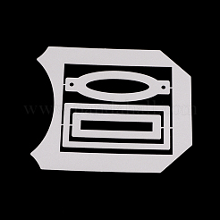 Наклейка рамка из углеродистой стали умирает трафареты&nbsp;DIY-F032-07