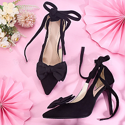 2 шт. атласная лицевая часть с бантом и железными пряжками для обуви&nbsp;FIND-PH0028-06C