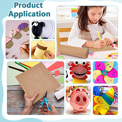 Рулон одностороннего гофрированного картона для упаковки&nbsp;DIY-WH0671-194A-01