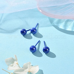 Гипоаллергенные серьги-гвоздики из биокерамики с цирконием и керамикой&nbsp;EJEW-Z023-13B