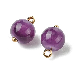 Pendentifs en verre d'alliage&nbsp;GLAA-P080-03G-06