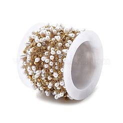 Цепи из нержавеющей стали 304 ручной работы с бусинами&nbsp;CHS-L031-07G-02