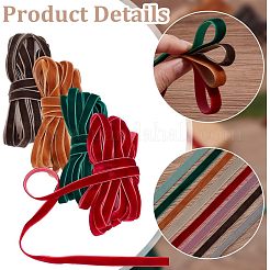 40 ярд двухцветных односторонних бархатных лент&nbsp;OCOR-PH0004-52