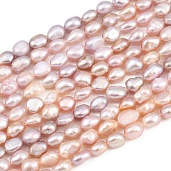 Нити из натурального культивированного пресноводного жемчуга&nbsp;PEAR-L033-30B