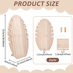 Espositore per collane in legno&nbsp;NDIS-WH0017-12B