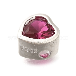 925 бусина из стерлингового серебра с кубическим цирконием&nbsp;STER-L066-06S-07